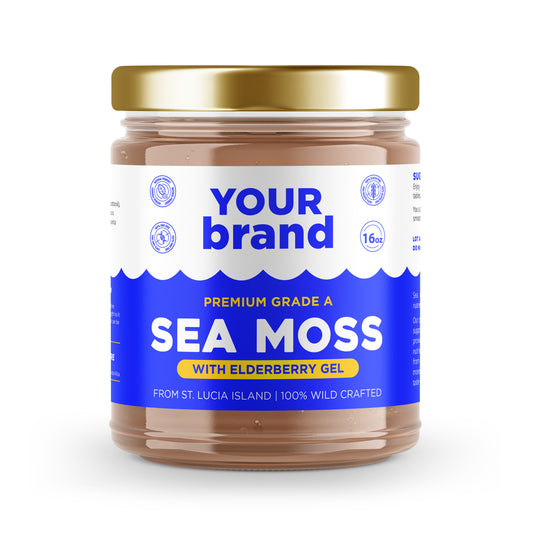 Gold Sea Moss Gel with Elderberry