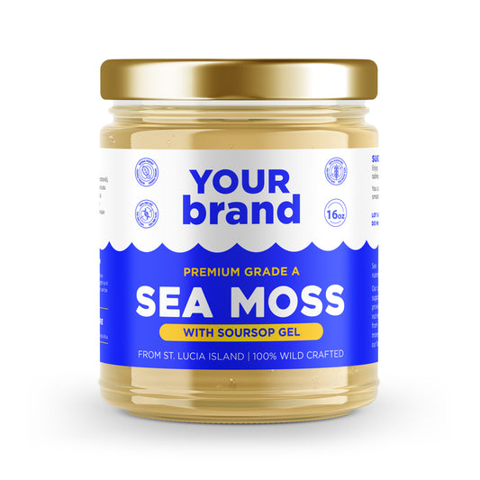 Gold Sea Moss Gel with Soursop