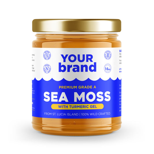 Gold Sea Moss Gel with Turmeric